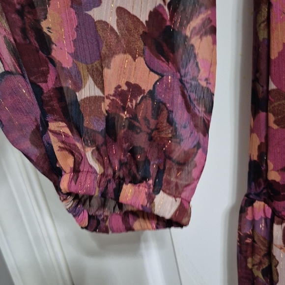 Sofia by Sofia Vergara Multicolor Floral Long Sleeve Dress - Picture 7 of 9